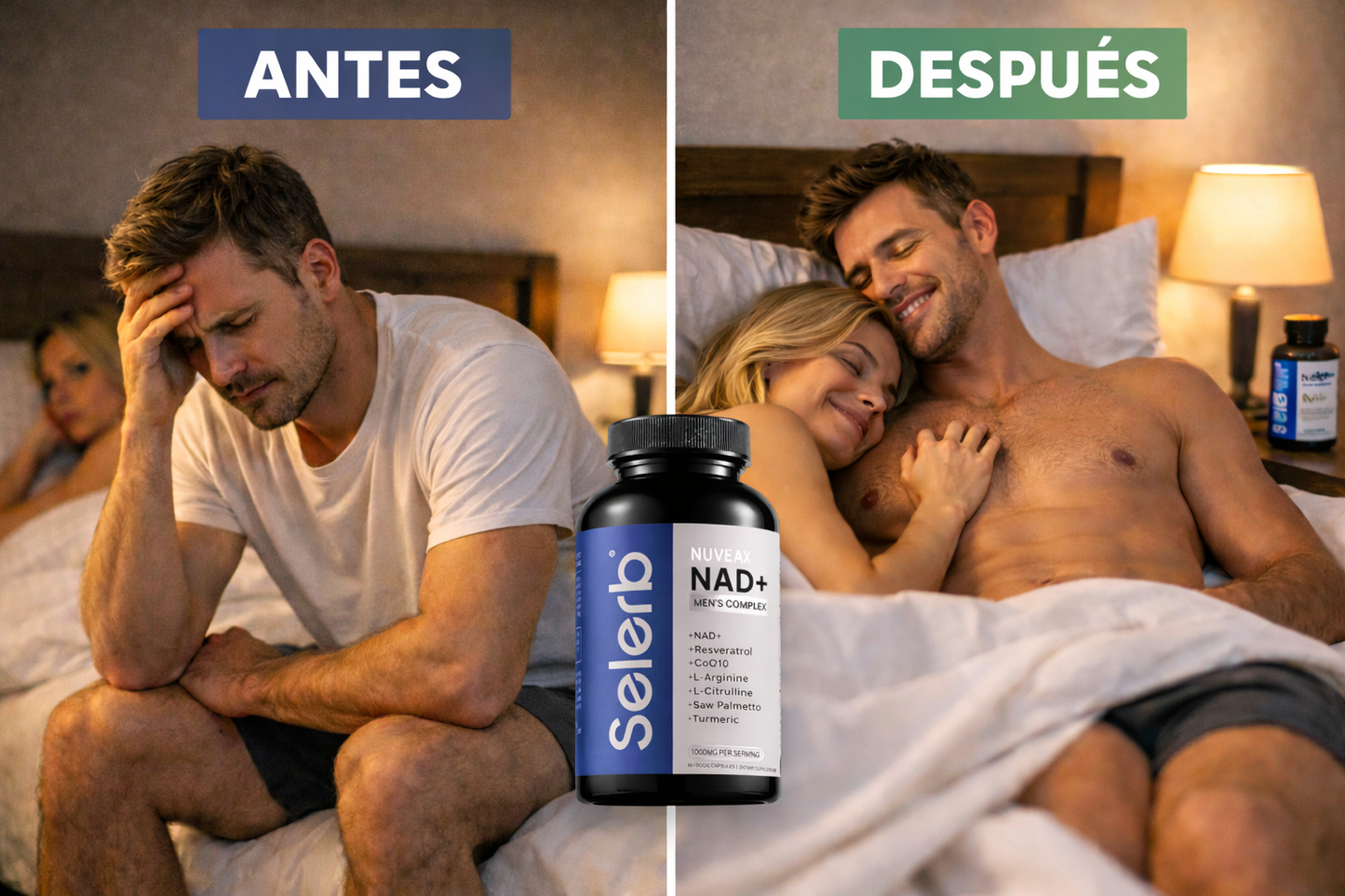 SELERB NAD+® Lleva tu energia y Vitalidad Masculina a su Máxima Potencia ⚡🔥