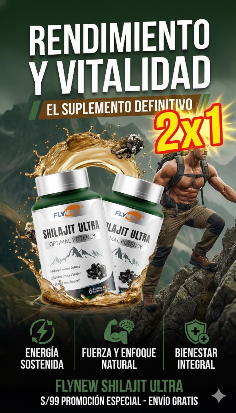 ¡OFERTA 2X1! SHILAJIT ULTRA® El secreto de los africanos para aumentar el tamaño