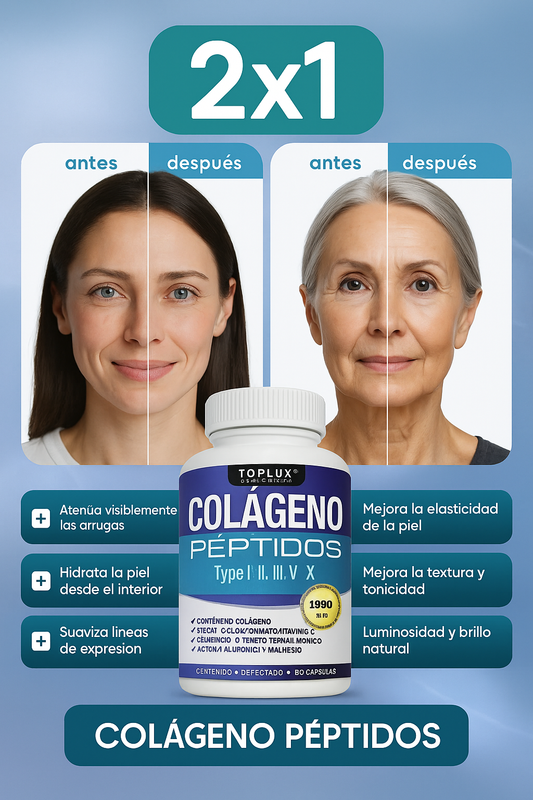 ¡OFERTA 2X1! MULTI COLLAGEN® - Revierte el envejecimiento de tu piel, cabello y articulaciones