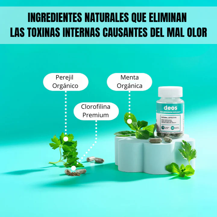 Desodorante Interno Deos: Elimina el Olor Corporal de Pies a Cabeza