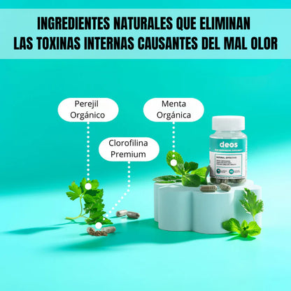 Desodorante Interno Deos: Elimina el Olor Corporal de Pies a Cabeza