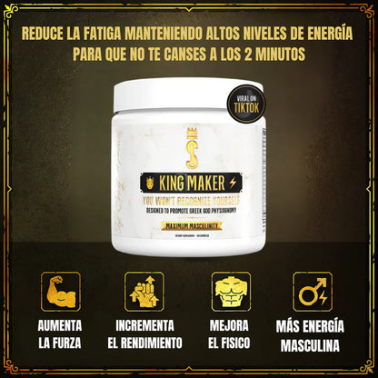 King Maker: ¡Olvídate de la Vergüenza! Duplica tu Resistencia y Recupera la Potencia Sexual en solo 30 Días