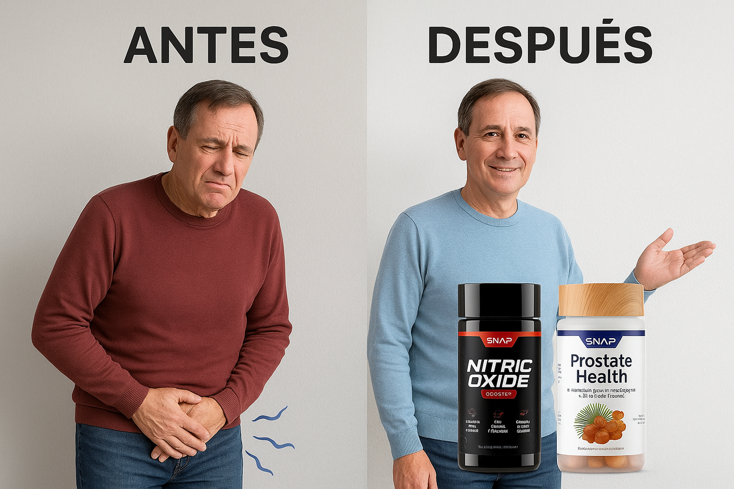 PROSTATE HEALTH + NITRIC OXIDE: ¡Basta de Dolor y Goteo! Elimina la Inflamación de Próstata y Recupera tu Vigor Masculino en Solo 3 Semanas.