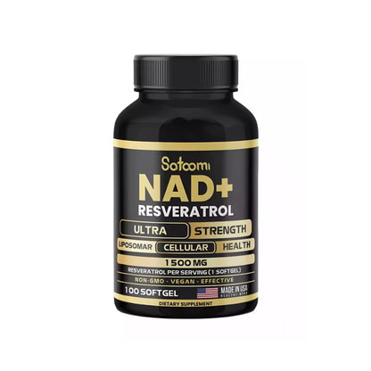 NAD + Resveratrol: ¡Basta de Vergüenza! Elimina arrugas, patas de gallo y cuello flácido, y recupera la energía de tus 20's en tiempo récord!