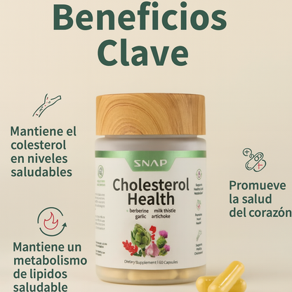 Suplemento Natural Cholesterol Health: Protege tu Corazón y Equilibra tu Colesterol en Pocas Semanas