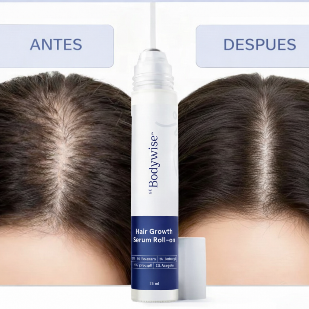 BODYWISE HAIR GROWTH® Recupera tu cabello y frena la caída excesiva desde la raíz en semanas