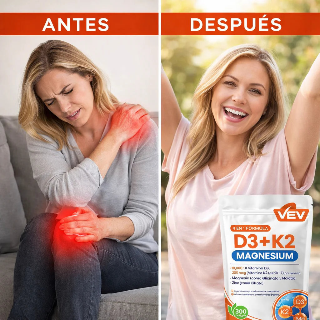 Corefeel D3 + K2®: El fin de la rigidez y el dolor causado por la artritis en tus huesos y articulaciones
