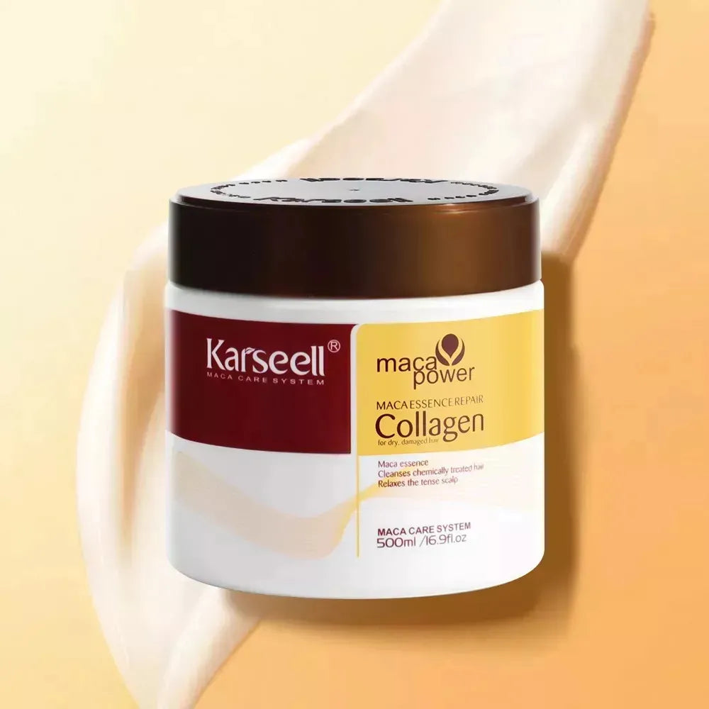 Mascarilla Karseell Maca Power: ¡Dile Adiós al Cabello Dañado y Luce una Melena de Ensueño en Solo Minutos!