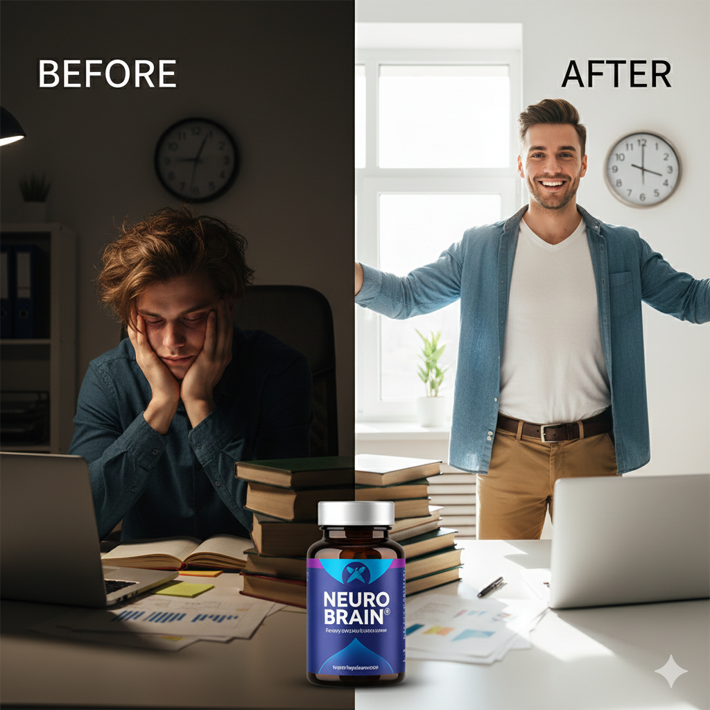 NEURO BRAIN® – Dile adios a la fatiga mental, mejora tu concentración al 1000%