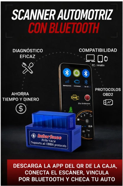MINI OBD SCAN® – El escáner automotriz que detecta cualquier falla desde tu celular AL INSTANTE