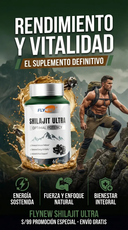 SHILAJIT ULTRA® El secreto de los africanos para aumentar el tamaño